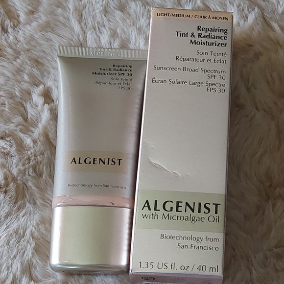 New Algenist Repairing Tint Radiance Moisturizer Light Medium SPF30 - Picture 2 of 3